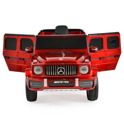 Акумулаторен джип Mercedes AMG G63 мет. червен