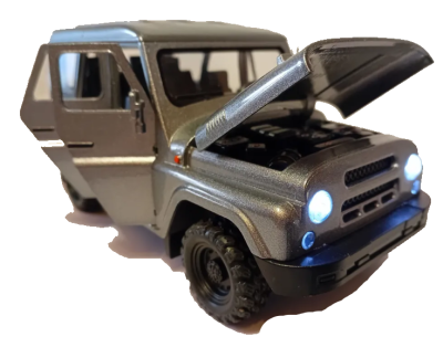 Метален джип УАЗ 1:18 