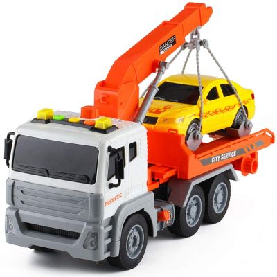 Камион Пътна помощ с кола Wrecker City Service 831C