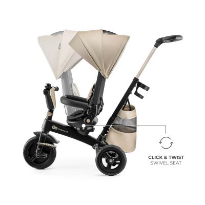 Триколка със сенник KinderKraft EASYTWIST бежова