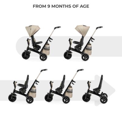 Триколка със сенник KinderKraft EASYTWIST бежова