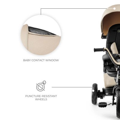 Триколка със сенник KinderKraft EASYTWIST бежова