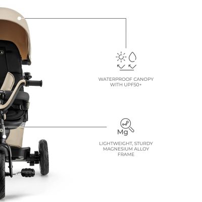 Триколка със сенник KinderKraft EASYTWIST бежова