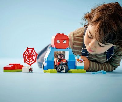 Конструктор LEGO DUPLO 10424 Marvel Spidey Приключение с мотоциклет