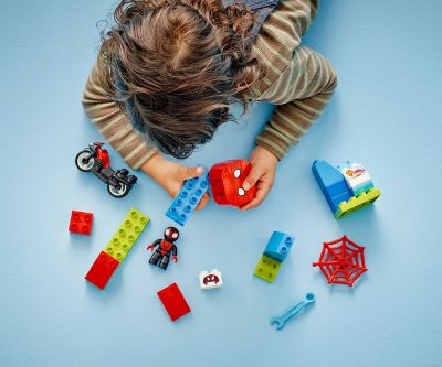 Конструктор LEGO DUPLO 10424 Marvel Spidey Приключение с мотоциклет