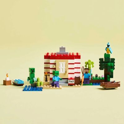 Конструктор LEGO Minecraft TNT къща в джунглата 21275