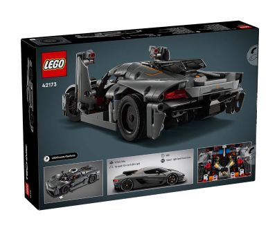 Конструктор LEGO Technic 42173 Сива хиперкола Koenigsegg Jesko Absolut
