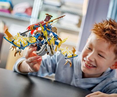 Конструктор LEGO NINJAGO 71843 Робот драконов ездач на Разбойник