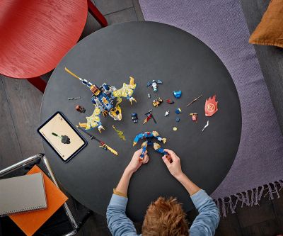 Конструктор LEGO NINJAGO 71843 Робот драконов ездач на Разбойник