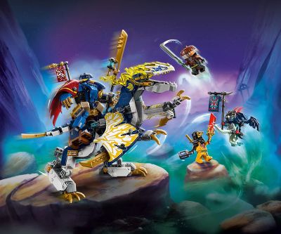 Конструктор LEGO NINJAGO 71843 Робот драконов ездач на Разбойник