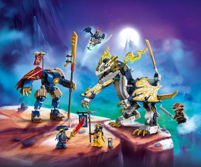 Конструктор LEGO NINJAGO 71843 Робот драконов ездач на Разбойник
