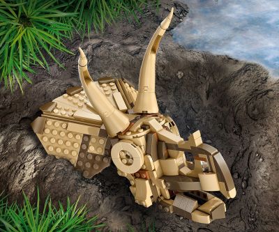 Конструктор LEGO Jurassic World 76969 Вкаменелости от динозаври череп на трицератопс 