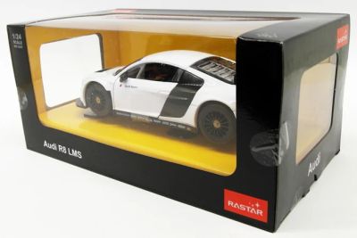 Метален автомобил AUDI R8 1:24 бяла 56100 