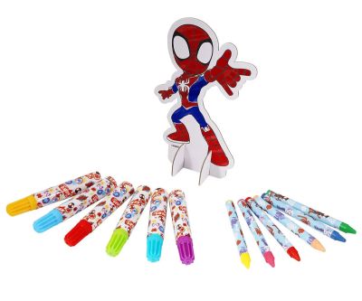 Комплект за рисуване в раница Спайди и приятели