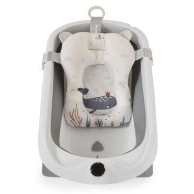 Сгъваем бебешки комплект за баня Cangaroo Balena сив