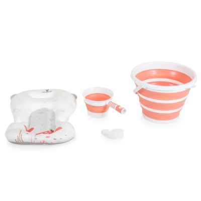 Сгъваем бебешки комплект за баня Cangaroo Balena розов