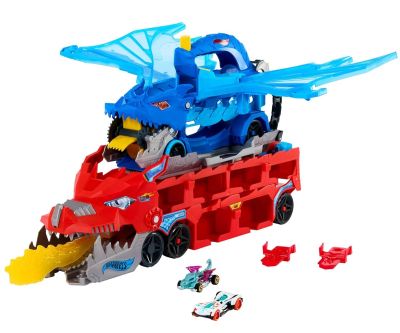 Двоен транспортьор дракон HOT WHEELS City Mattel JBM72 