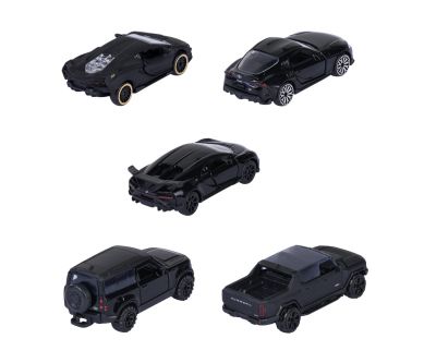 Комплект метални колички Black Edition Majorette 8502005000