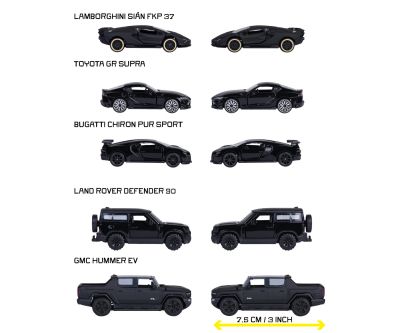 Комплект метални колички Black Edition Majorette 8502005000