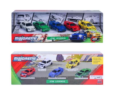 Комплект 5 метални колички JDM Legends Anime Majorette 8504105000
