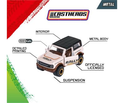 Комплект 5 метални колички CastHead Majorette 8504105002