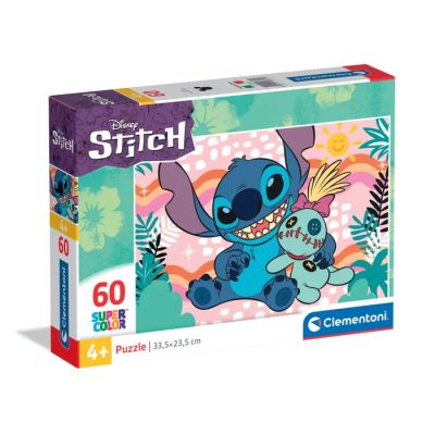 Детски пъзел Disney Stitch 60 части CLEMENTONI 26331