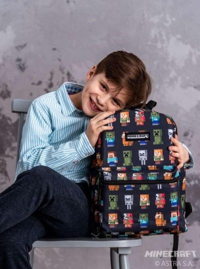 Ученически несесер двоен MINECRAFT AC3 Jumbo Alex & Steven Astra AS503022001