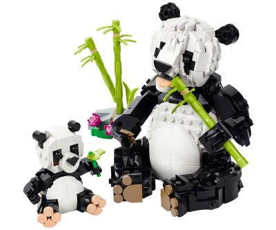 Конструктор Диви животни Семейство панди 3в1 LEGO Creator 31165 