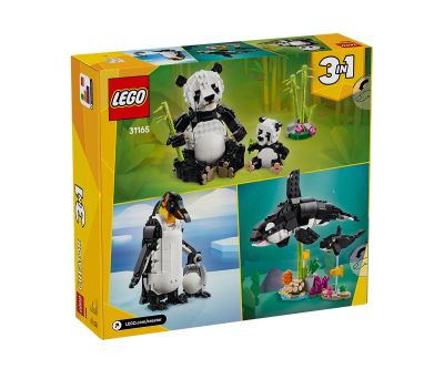 Конструктор Диви животни Семейство панди 3в1 LEGO Creator 31165 