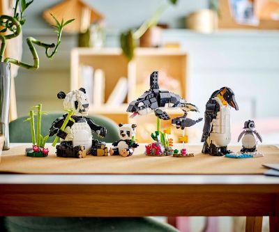 Конструктор Диви животни Семейство панди 3в1 LEGO Creator 31165 