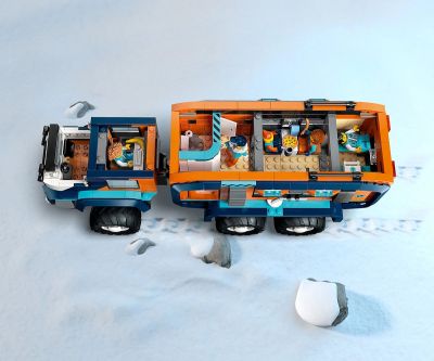 Конструктор LEGO City 60471 Камион с научна лаборатория за арктически изследователи