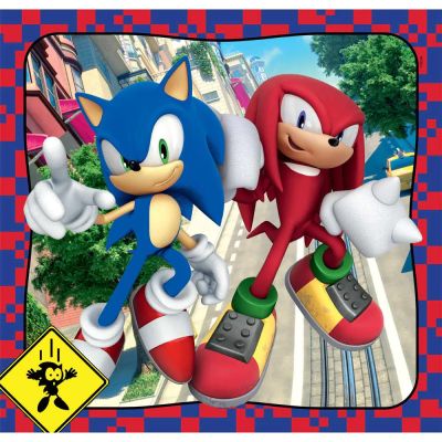 Детски пъзел Sonic 3x48ч. CLEMENTONI 25320
