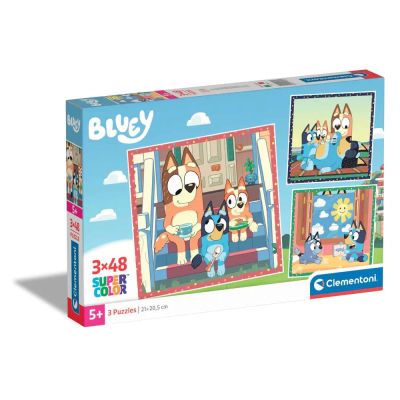 Детски пъзел Bluey 3x48ч. CLEMENTONI 25308