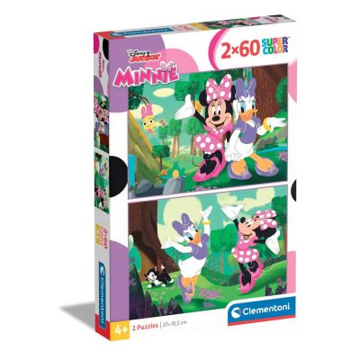 Детски пъзел Minnie Mouse 2x60ч. CLEMENTONI 24815