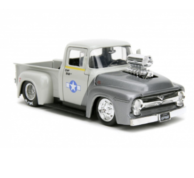 Метален автомобил Ford Pickup 1956 Street Fighter 1:24 Jada 34373