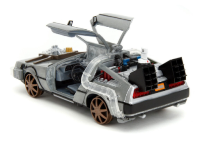 Метален автомобил Time Machine Back to the Future 1 1:24 Jada 34996