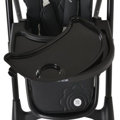 Детски стол за хранене Rico черен