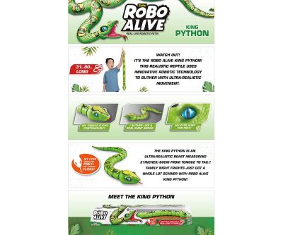 Zuru Robo Alive Змия Кралски питон ZURU 7169