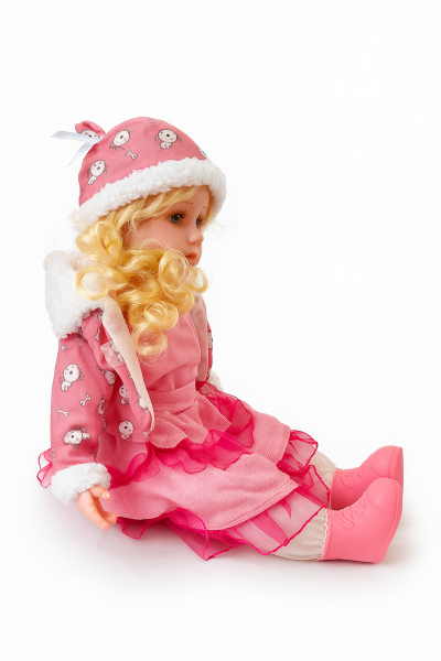 Интерактивна кукла Мелиса пееща и говореща на български език розов