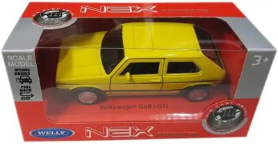 Метална кола Volkswagen Golf 1 GTI Welly 1:34 