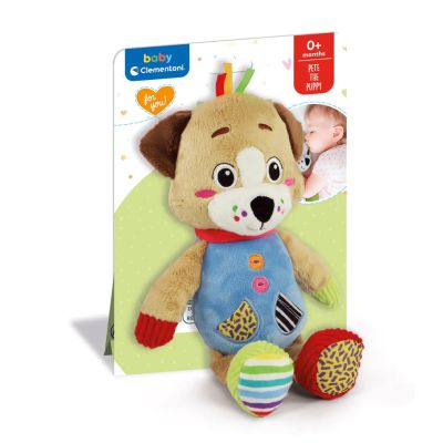 Плюшена играчка куче Clementoni Baby 17905