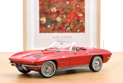 Метална кола Chevrolet Corvette Sting Ray Cabriolet Norev 1:18 - 189056