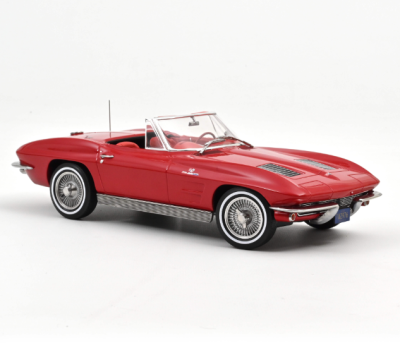 Метална кола Chevrolet Corvette Sting Ray Cabriolet Norev 1:18 - 189056