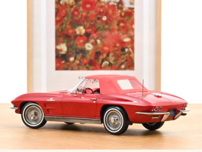 Метална кола Chevrolet Corvette Sting Ray Cabriolet Norev 1:18 - 189056