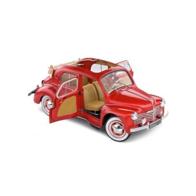 Метален автомобил Renault 4CV Decouvtable 1951 SOLIDO 1:18 - 1806603