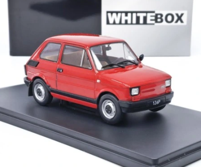 Метална кола Fiat 126p 1985 WHITE BOX 124249