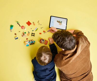 Конструктор Lego Bluey 11202 Пътуване до плажа със семейната кола на Блуи