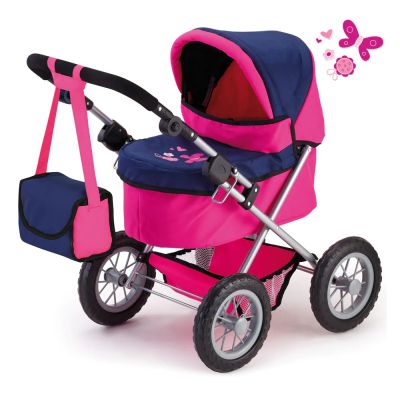 Количка за кукли Trendy с чанта Розова BAYER 13013AA 