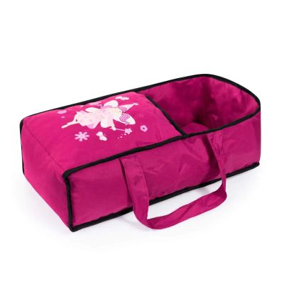 Количка за кукли City Star с чанта и порт бебе розова BAYER 13667AA 