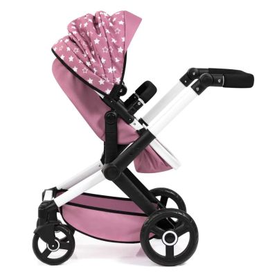 Количка за кукли XEO с чанта розова BAYER 17076AB  